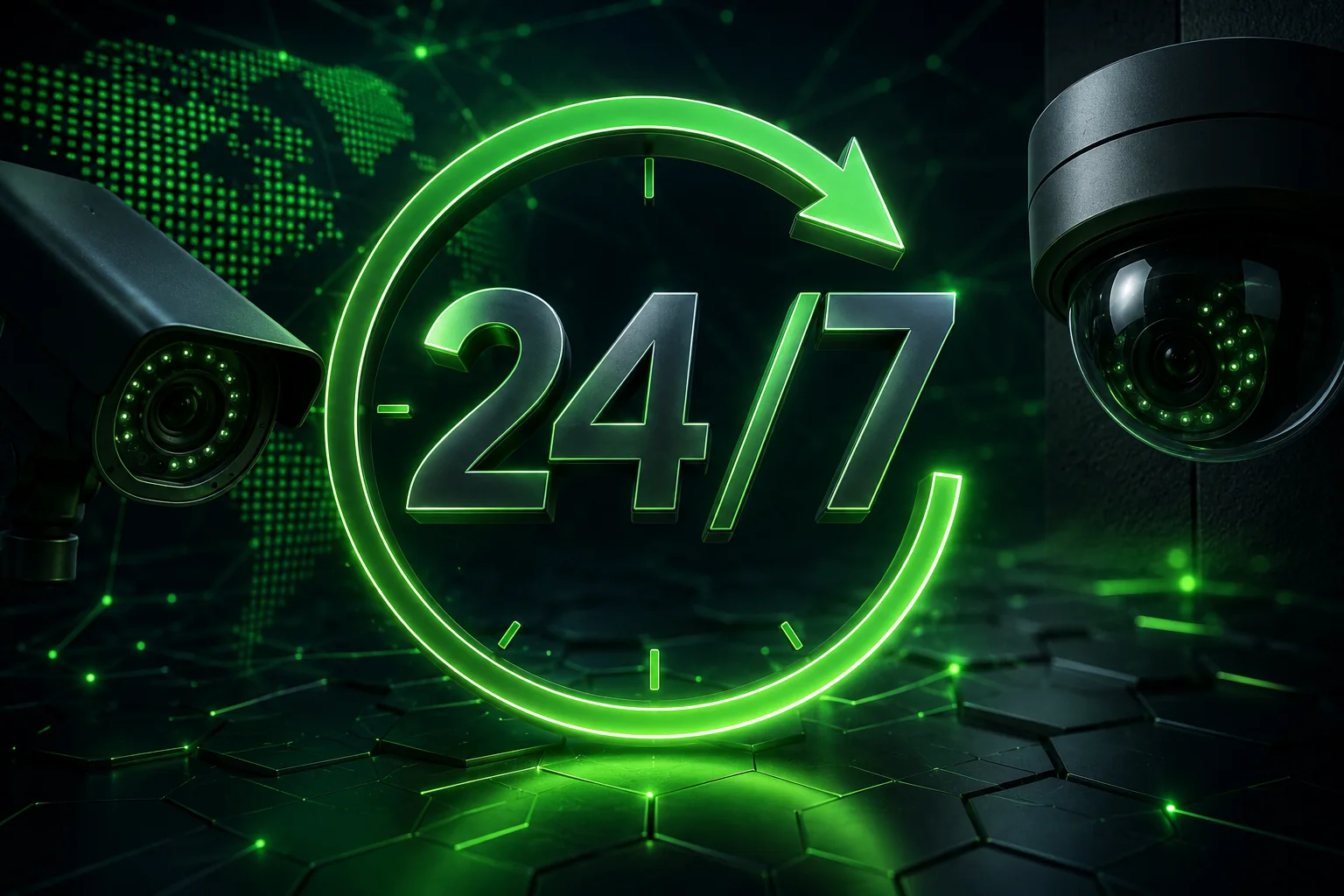 Servicio de monitoreo continuo 24/7